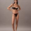 Sutien balconet Unlined din dantelă florală neagră CK Black Sutien balconet Unlined din dantelă florală neagră CK Black