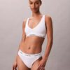Sutien Bralette triunghiular Unlined din bumbac și Modal Icon