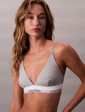 Sutien Bralette triunghiular Unlined din bumbac și Modal Icon