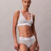Sutien Bralette triunghiular Unlined din bumbac și Modal Icon