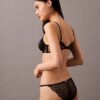 Sutien decoltat Unlined Ck Black Geo Lace