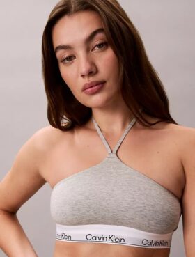 Sutien halter Unlined din bumbac și Modal Icon