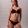 Sutien senzual din dantelă elastică, Unlined, cu acoperire completă Sutien senzual din dantelă elastică, Unlined, cu acoperire completă