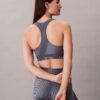 Sutien sport cu imprimeu modern, cu spate în formă de U, pentru impact mediu
