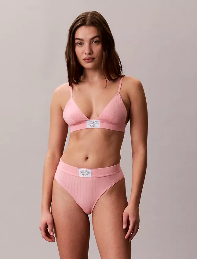 Sutien triunghiular clasic Heritage din bumbac Cotton Stretch, ușor căptușit Sutien triunghiular clasic Heritage din bumbac Cotton Stretch, ușor căptușit