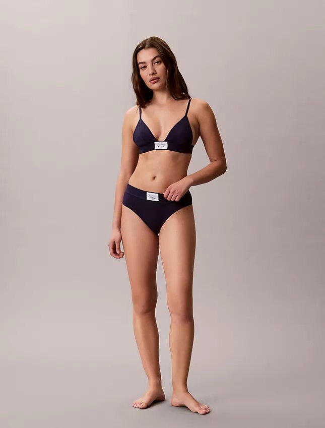 Sutien triunghiular clasic Heritage din bumbac Cotton Stretch, ușor căptușit Sutien triunghiular clasic Heritage din bumbac Cotton Stretch, ușor căptușit