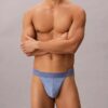 Thong din dantelă din microfibră