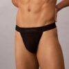 Thong din dantelă din microfibră