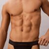 Thong din dantelă din microfibră