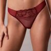 Thong din dantelă florală neagră CK Black Thong din dantelă florală neagră CK Black