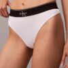 Thong elastică din microfibră cu monogramă grafică Thong elastică din microfibră cu monogramă grafică