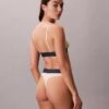 Thong elastică din microfibră cu monogramă grafică