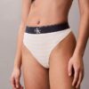 Thong elastică din microfibră cu monogramă grafică