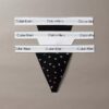 Thong Icon din bumbac Cotton Stretch, pachet de 3