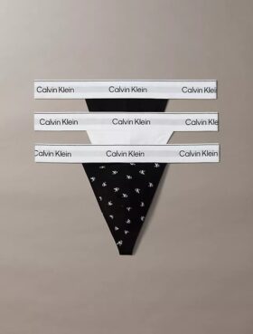 Thong Icon din bumbac Cotton Stretch, pachet de 3