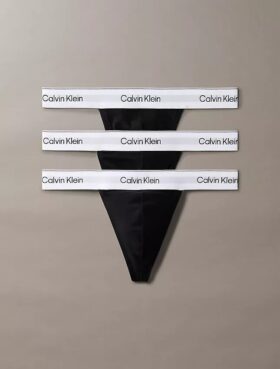 Thong Icon din bumbac Cotton Stretch, pachet de 3