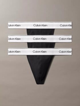 Thong Icon din bumbac Cotton Stretch, pachet de 3