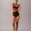 Thong minimalistă din plasă cu talie înaltă Thong minimalistă din plasă cu talie înaltă