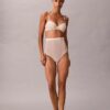 Thong minimalistă din plasă cu talie înaltă Thong minimalistă din plasă cu talie înaltă