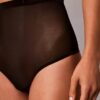 Thong minimalistă din plasă cu talie înaltă Thong minimalistă din plasă cu talie înaltă