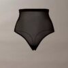 Thong minimalistă din plasă cu talie înaltă Thong minimalistă din plasă cu talie înaltă