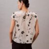 Top cu imprimeu floral și smocuri Top cu imprimeu floral și smocuri