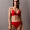 Top de bikini modern cu logo triunghiular Top de bikini modern cu logo triunghiular