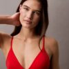 Top de bikini modern cu logo triunghiular Top de bikini modern cu logo triunghiular