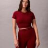Top modelatoare de lenjerie modelatoare cu mâneci scurte Top modelatoare de lenjerie modelatoare cu mâneci scurte