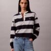 Topura Henley cu dungi Varsity