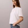 Tricou CK One cu imprimeu fotografic și croială drept
