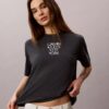 Tricou CK One cu imprimeu fotografic și croială drept Tricou CK One cu imprimeu fotografic și croială drept