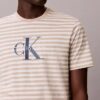 Tricou clasic cu dungi grafice Monologo