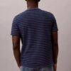 Tricou clasic cu dungi grafice Monologo Tricou clasic cu dungi grafice Monologo