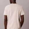 Tricou clasic cu dungi grafice Monologo