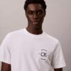 Tricou clasic cu grafică circulară cu logo Tricou clasic cu grafică circulară cu logo
