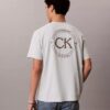 Tricou clasic cu grafică circulară cu logo Tricou clasic cu grafică circulară cu logo