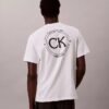 Tricou clasic cu grafică circulară cu logo Tricou clasic cu grafică circulară cu logo