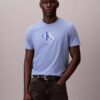 Tricou clasic cu grafică cu monogramă dublă Tricou clasic cu grafică cu monogramă dublă