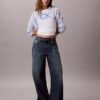 Tricou clasic cu grafică Monogram Nyc