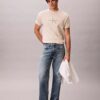 Tricou clasic cu grafică Monologo