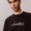 Tricou clasic cu imprimeu City Skyline Tricou clasic cu imprimeu City Skyline