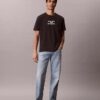 Tricou clasic cu imprimeu Ckj