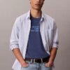 Tricou clasic cu imprimeu Ckj