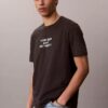 Tricou clasic cu imprimeu Ckj