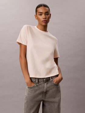 Tricou clasic cu imprimeu floral
