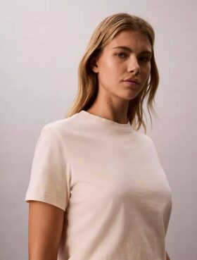 Tricou clasic cu imprimeu floral