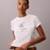 Tricou clasic cu imprimeu floral Tricou clasic cu imprimeu floral