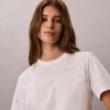 Tricou clasic cu imprimeu floral Tricou clasic cu imprimeu floral