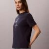 Tricou clasic cu imprimeu floral Tricou clasic cu imprimeu floral